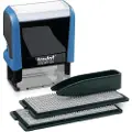 Trodat 4913/SS, Blekkgjør seg selv, Egendefinert stempel, Plast, 57 x 21 mm, Sort, Blå, Sort