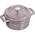Staub Jern Liten Rund Støpejernsgryte 250ml
