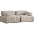 Atelier Del Sofa Hanah Home2-seters sofa PucaBeige2-seters sofaerFra Homeroom