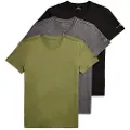 Ralph Lauren for man. 714965508003 Set of three T-shirts green, grey, black (M), Casual, Cotton, Short sleeve