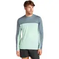 Icebreaker Merino 125 Cool Lite Sphere Colourblock Langarmet T-skjorte