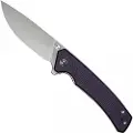 CIVIVI Merit, Purple Canvas Micarta, Satin