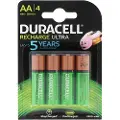 Duracell Aa Nimh-batteri 4 Enheter