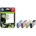 HP 364 - 4 blækpatroner - sort, gul, cyan, magenta - original - blækpatron - for Deskjet 35XX Photosmart 55XX, 55XX B111, 65XX, 65XX B211, 7510 C311, B110, Wireless B110