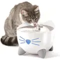 Catit Pixi Smart Fountain, Cat Fountain, Rustfri stålskål, 2L, 21x21x19 cm