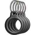 Belkin - Taske til airtag - sort (pakke med 4) - for Apple AirTag