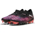 Puma FUTURE 8 MATCH FG/AG Football Boots Women, Shoes, Black/White/Glowing Red, 37.5