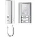 Schneider Electric dørtelefonsystem kablet komplett sett 1841420 4 familiehus sølv (1841420)