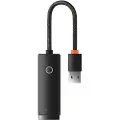 Baseus Lite Series USB til RJ45-nettverksadapter WKQX000001, 100 Mbps - svart