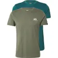 Alpha industries Basic Small Logo Kortarmet T-skjorte 2 Enheter
