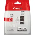 Canon PGI-550XL Blekkpatron svart twin pack