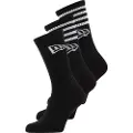 New Era Stripe Crew Crewsokker 3 Par