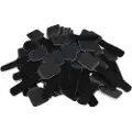 Label The Cable LTC PRO Wall - Kabelholder - overflatemonterbar, veggmonterbar - 9 cm - svart (en pakke 50)