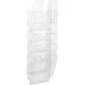 Durable FLEXIPLUS - Literaturholder - veggmonterbar - 6 rom - for A4 - gjennomsiktig