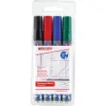 Edding Whiteboardmarker Edding 250 ass. farver 1.5-3.0 mm - (sæt á 4 stk.)