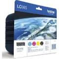 Brother LC985VALBPDR - Value Pack - 4-Pack (Balck Yellow Cyan Magenta) Ink - Blekkpatron Blå