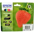Epson 29XL 4-Pack (Black Yellow Cyan Magenta) - Blekkpatron Blå