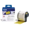 Brother DK44605 - Fjernbart adhesiv - gul - Rull (6,2 cm x 30,5 m) 1 rull(er) merkelapper - for Brother QL-1050, 1060, 500, 550, 560, 570, 580, 650, 700, 710, 720