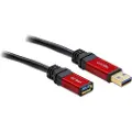 INF Premium - USB-forlengelseskabel - USB-type A (hann) til USB-type A (hunn) - USB 3.0 - 2 m - svart