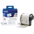 Brother DK44205 - Fjernbart adhesiv - hvit - Rull (6,2 cm x 30,5 m) 1 rull(er) merkelapper - for Brother QL-1050, 1060, 500, 550, 560, 570, 580, 650, 700, 710, 720