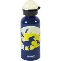 SIGG Kids Water Bottle Glow Moon Dinos, 0,4 l, Blå, Gult, Aluminium, 6,6 cm, 197 mm, 112 g