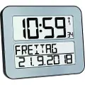 TFA-Dostmann Timeline Max Radiostyrt Veggklokke