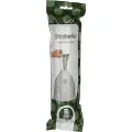 Brabantia PerfectFit - Søppeldunkfôr - trekksnor - 36 L - høytetthetspolyetylen (LDPE) - pakke av 20