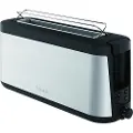 Tefal TL4308, 2 skiver, Sort, Rustfritt stål, Rustfritt stål, Knapper, Rotasjon, 1000 W, China