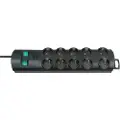 Brennenstuhl 1153304120, 10 AC-utganger, Sort, IP20, 2 m, 760 g, 500 mm