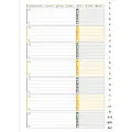Oxford - Adressebok - spiralbundet - A5 (148 x 210 mm) - 160 sider - grått dekke - polypropylen (PP)