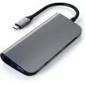 Satechi Aluminum Type-C Multimedia Adapter - Dokkingstasjon - USB-C - Mini DP - 1GbE