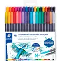Staedtler Double-ended watercol. brush 36pcs