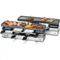 Rommelsbacher RC 1600, 8 person(er), Aluminium, 2 zone(s), Sort, Sølv, Rektangulær, Status
