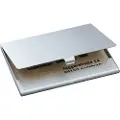 Sigel - Visittkortbok - for 58 x 91 mm - kapasitet: 15 kort - matt sølv