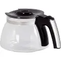 Melitta 6758146, Jug, Enjoy Top: Typ 1017-04, 1021-01, Aromafresh, Sort, Rustfritt stål, Gjennomsiktig, Glass, 1 stykker, 1 stykker