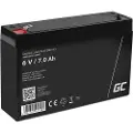 Green Cell - UPS-batteri - 1 x batteri - Sealed Lead Acid (SLA) - 7 Ah - svart