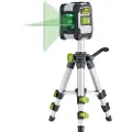 Laserliner CompactCross-Laser Pro, 40 m, 0,7 mm/m, 6°, 515 nm, Horisontal/vertikal, Grønn