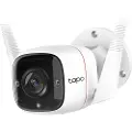 TP-LINK Tapo C310 - Nettverksovervåkingskamera - utendørs - støvsikker / værsikker - farge (Dag og natt) - 3 MP - 2304 x 1296 - 2304p - fastfokal - lyd - trådløs - Wi-Fi - GbE - H.264 - DC 9 V