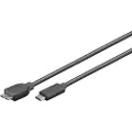 Microconnect - USB-kabel - Micro-USB Type B (hann) til 24 pin USB-C (hann) - USB 3.2 Gen 2 - 60 cm - svart