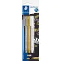 Staedtler Metal.pen gold.silver& white pen BC