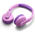Philips Kids TAK4206PK - Hodetelefoner - on-ear - Bluetooth - trådløs, kablet - 3,5 mm jakk - rosa