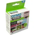 Dymo LabelWriter DURABLE - Polypropylen (PP) - permanet adhesiv - hvit - 25 x 54 mm 160 etikett(er) (1 rull(er) x 160) merkelapper - for DYMO LabelWriter 310, 315, 320, 330, 400, 450, 4XL, SE450
