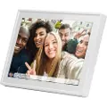 Braun Phototechnik DigiFrame 1019 WiFi hvitt digitalt fotokamera 25,7 cm 10,1 tommer EEK: C (A - G) 1280 x 800 piksler 16 GB Hvid