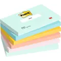 Post-It Super Sticky Notes 76mmx127mm 100ark/blk 6blk/pak Beachside farvekollektion