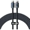 Baseus Crystal Shine USB-C / USB-C Kabel CAJY000701 - 2m - Svart