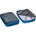 GOTRAVEL 285, Pakkekube, Svart, Blå, Gjennomsiktig, Polyester, 280 mm, 50 mm, 400 mm