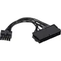 Akyga AK-CA-76 - Strømadapter - 24-pins ATX (hunn) til 10-stifts intern strøm (hunn) - 10 cm