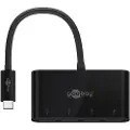 Goobay 61073, USB Type-C, USB 3.2 Gen 1 (3.1 Gen 1) Type-A, 5000 Mbit/s, Sort, Rund kabel, USB
