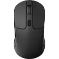 Keychron M3 Wireless (1K Hz) & RGB - Gaming mus - Optisk - 5 - Svart med RGB-lys
