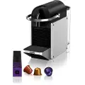 De'Longhi Nespresso Pixie EN127.BL - Kaffemaskin - 19 bar - sølv